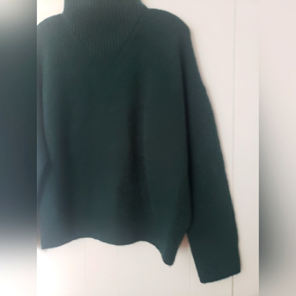 Madewell deep forest green XL sweater mock neck nwot - Picture 7 of 14